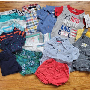 Newborn Boys Spring Summer Lot Romper Bodysuits Shorts Shirts